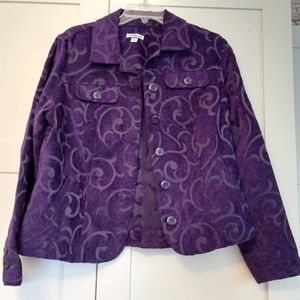 Croft & Barrow Embroidered Jacket